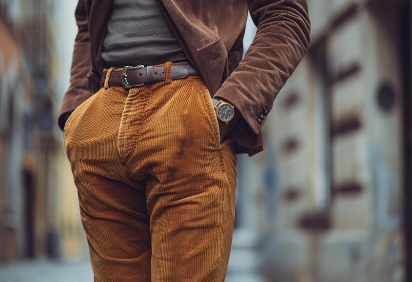 Lässiges Casual-Outfit mit Cordhose