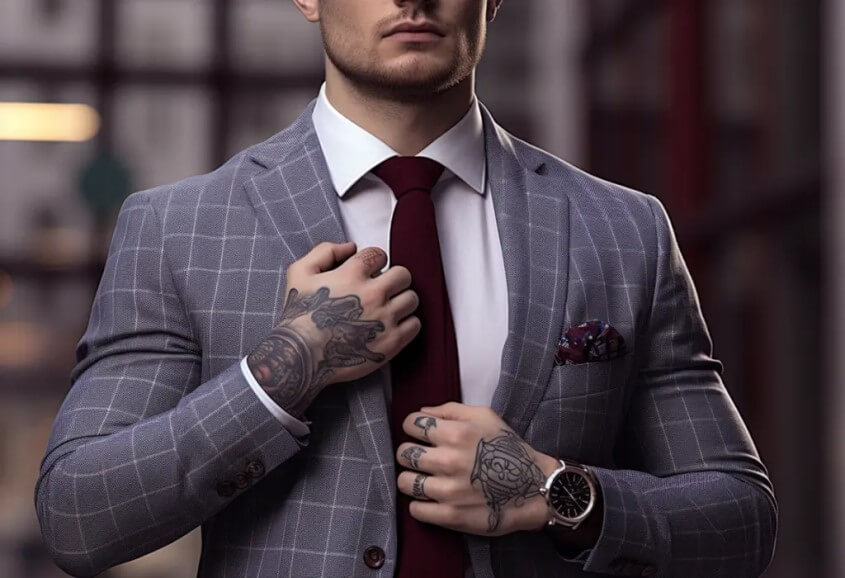 Styling Tipps für Männer - Verstecke auf Arbeit Dein Tattoo